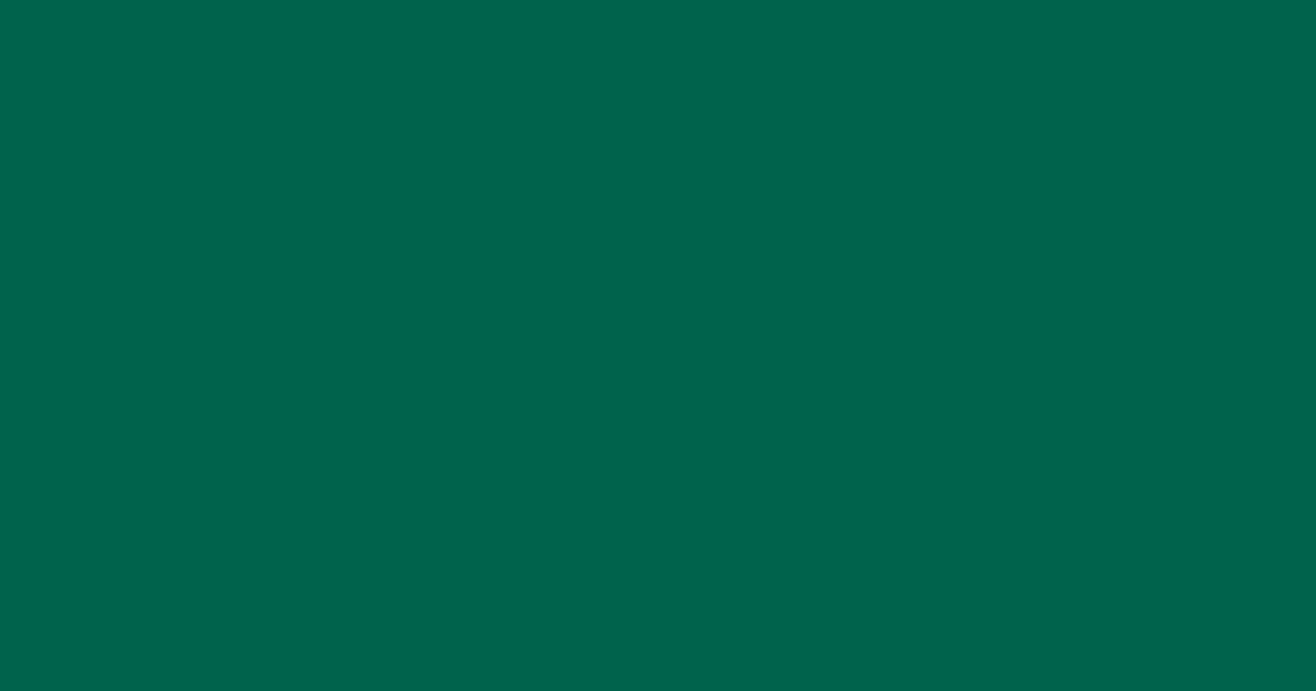 #00634C color swatch, deep teal