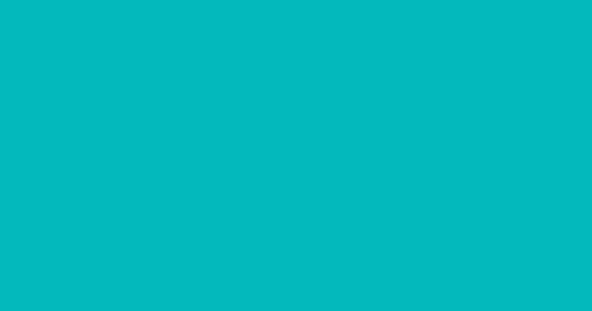 #00B8B9 color swatch, cyan