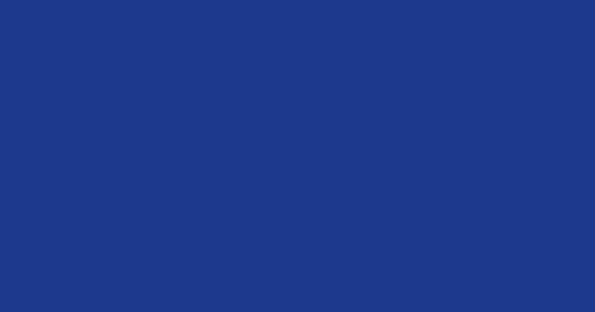 #1C398E color swatch, dark blue