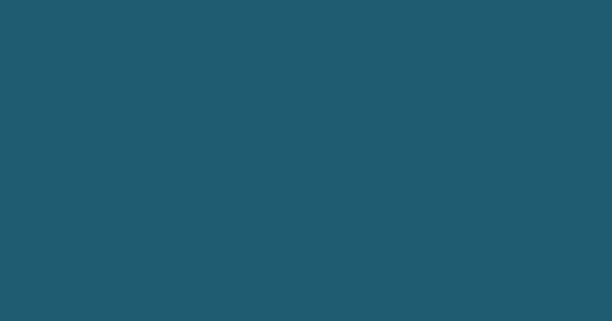 #1F5C71 color swatch, deep sky blue