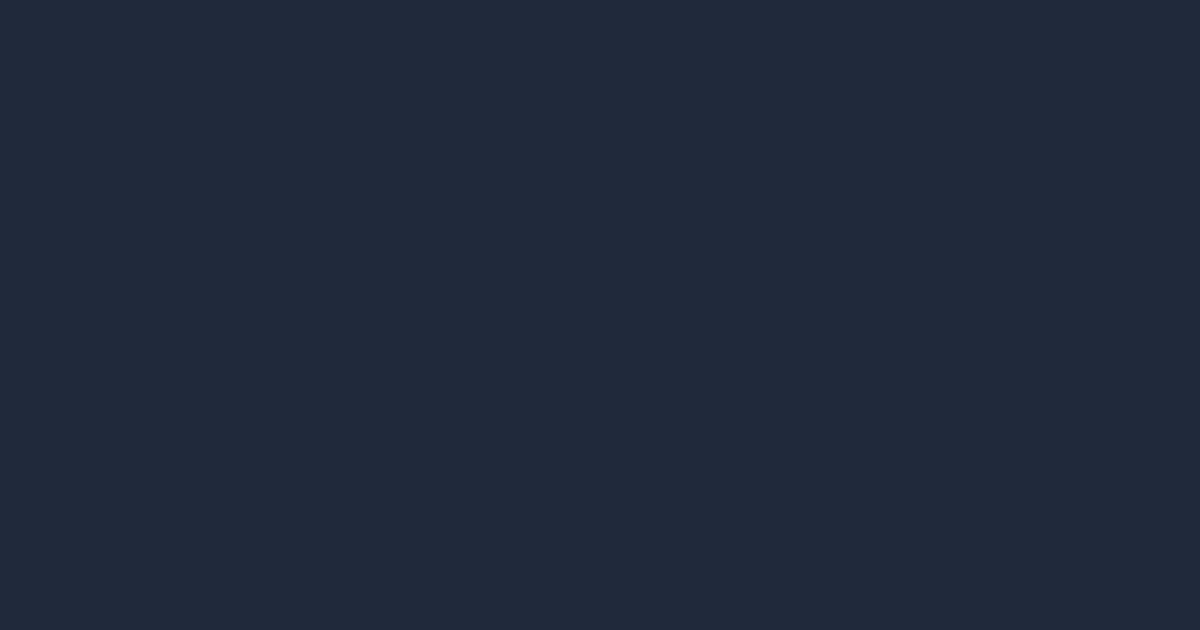 #20293B color swatch, dark muted blue