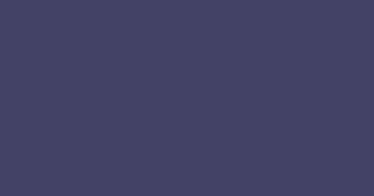 #434266 color swatch, deep indigo