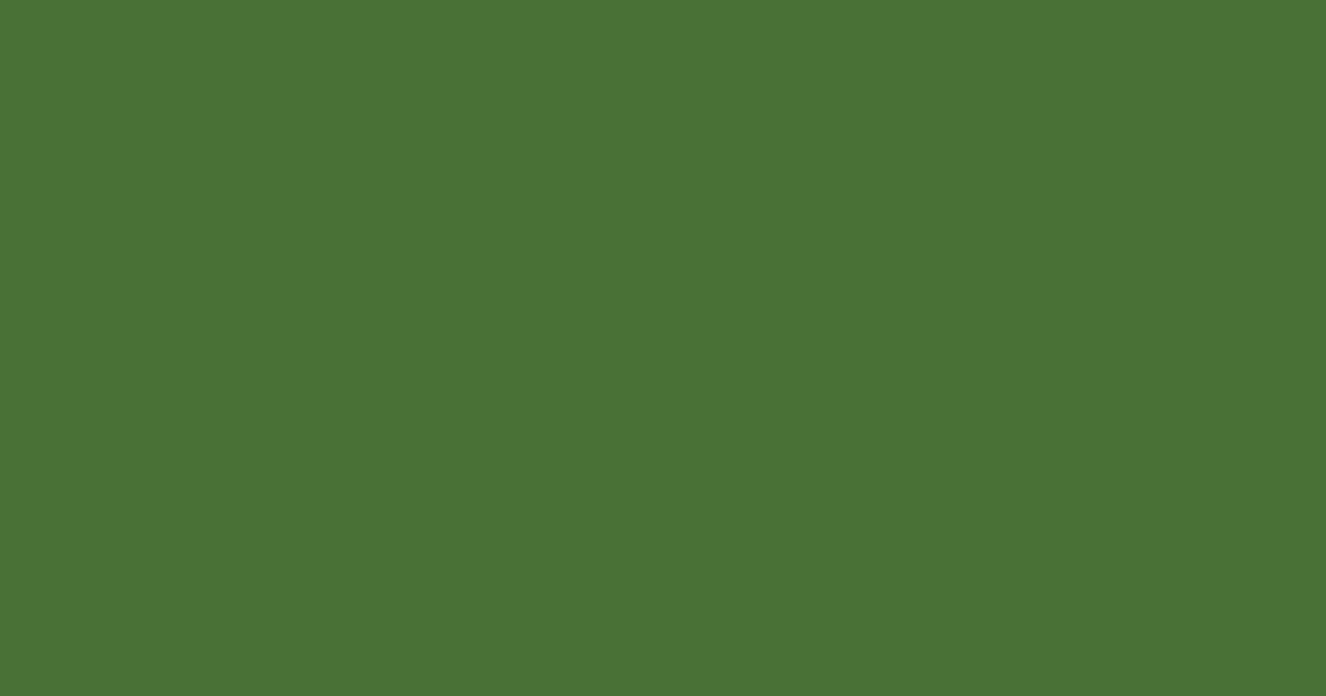 #497136 color swatch, deep lime
