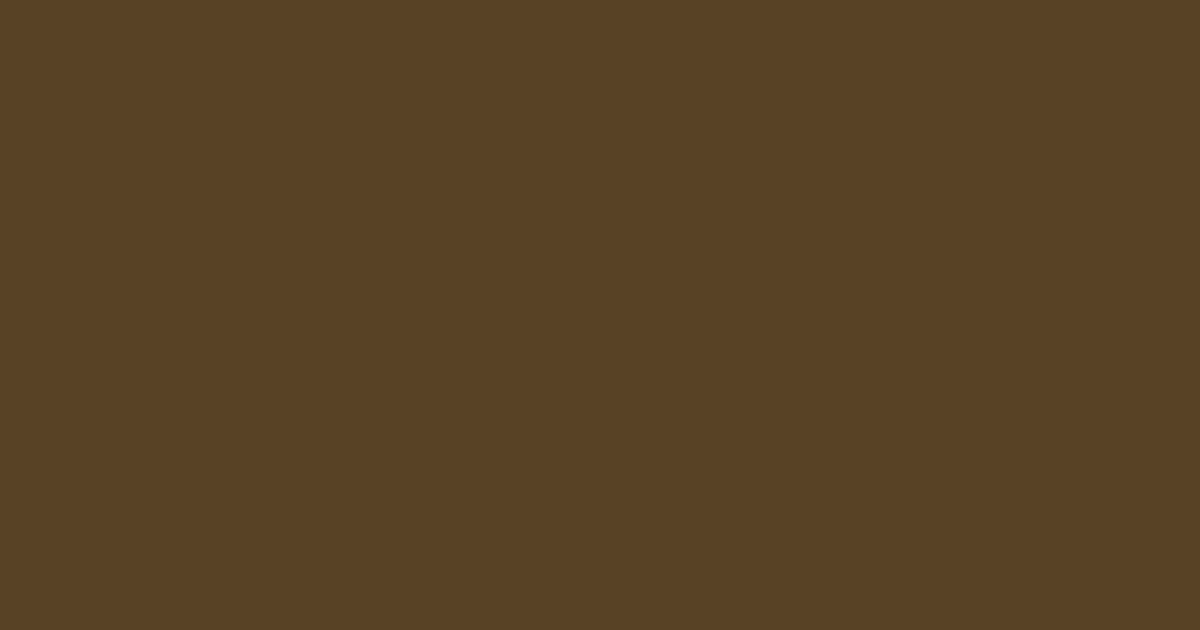 #584225 color swatch, deep amber