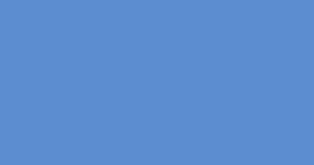 #5B8DD0 color swatch, blue