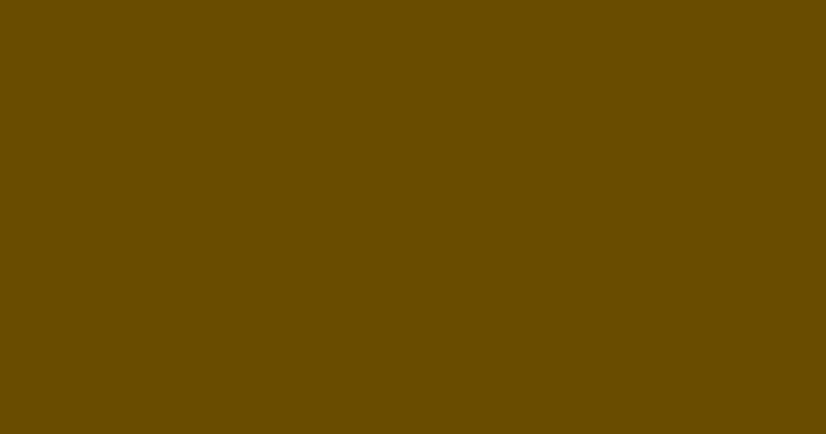 #694C00 color swatch, deep yellow