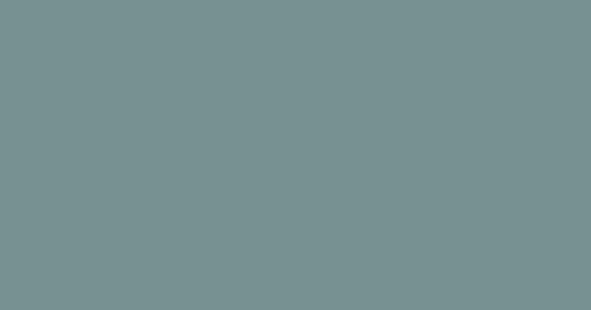 #779192 color swatch, muted cyan