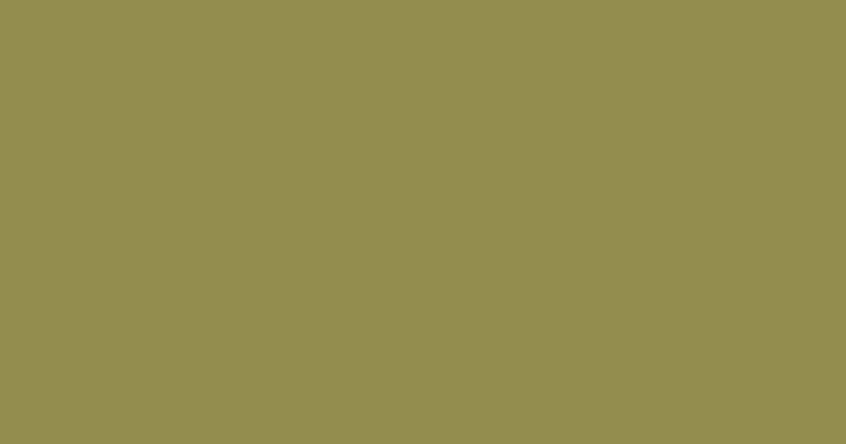 #938D4E color swatch, olive
