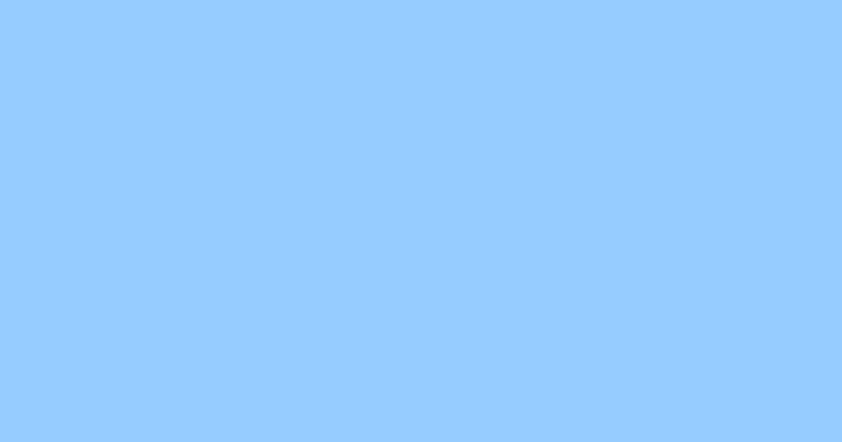 #96CCFF color swatch, light blue