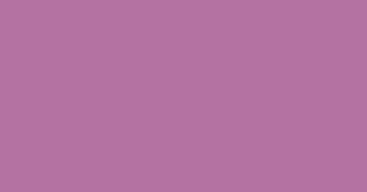 #B472A3 color swatch, fuchsia