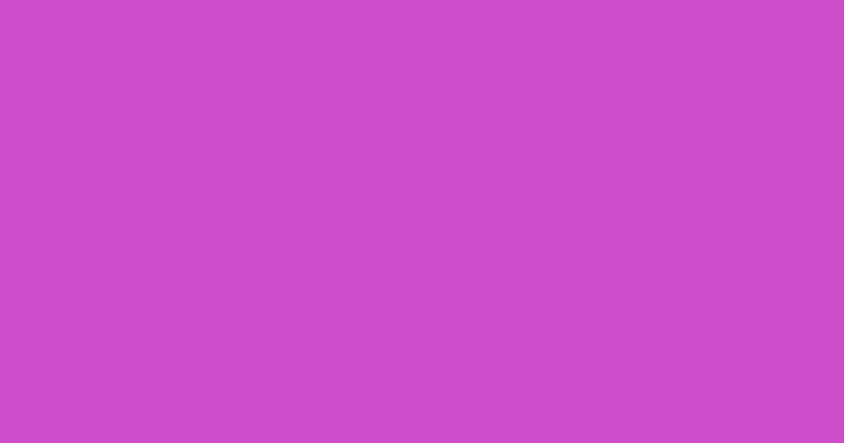 #CD4DCB color swatch, vivid magenta