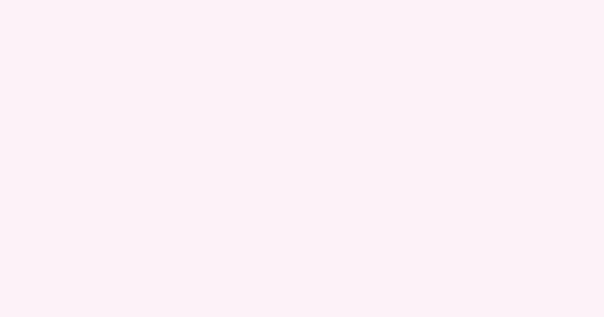 #FDF2F8 color swatch, off-white