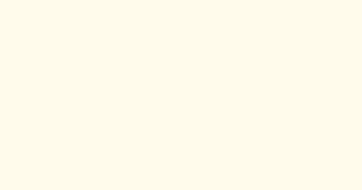 #FFFBEB color swatch, white